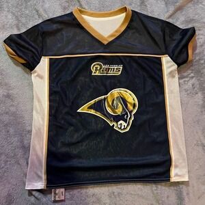 Vitnage LA Rams Youth Large Reversible Jersey NFL Flag Football Play 60